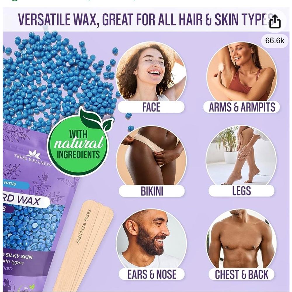 Tress hot wax kit. Brand new in the box